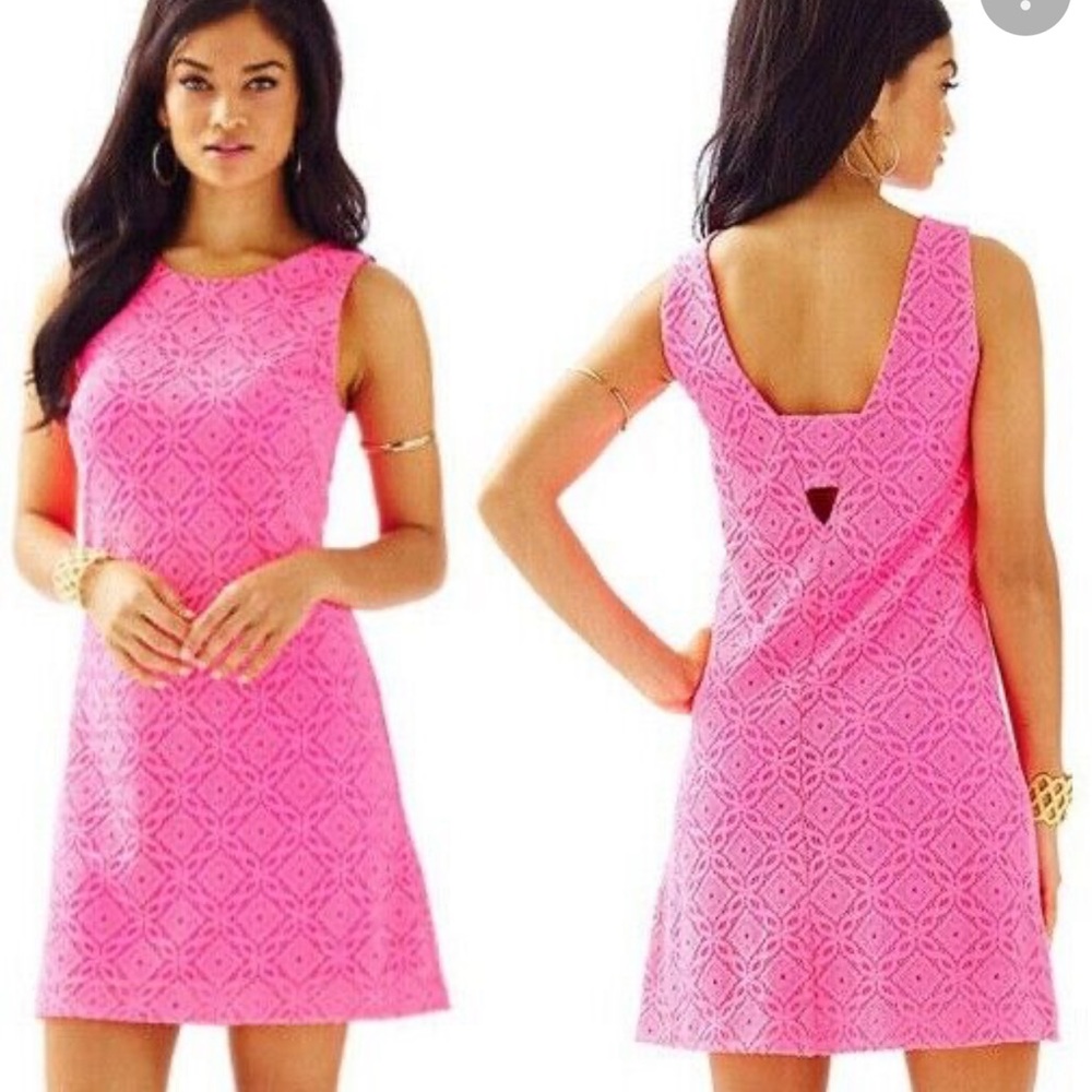 Lilly Pulitzer Royal Pink Knit Dress